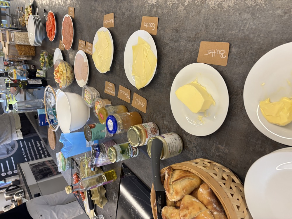 Gemeinsames Frühstück in Dänemark